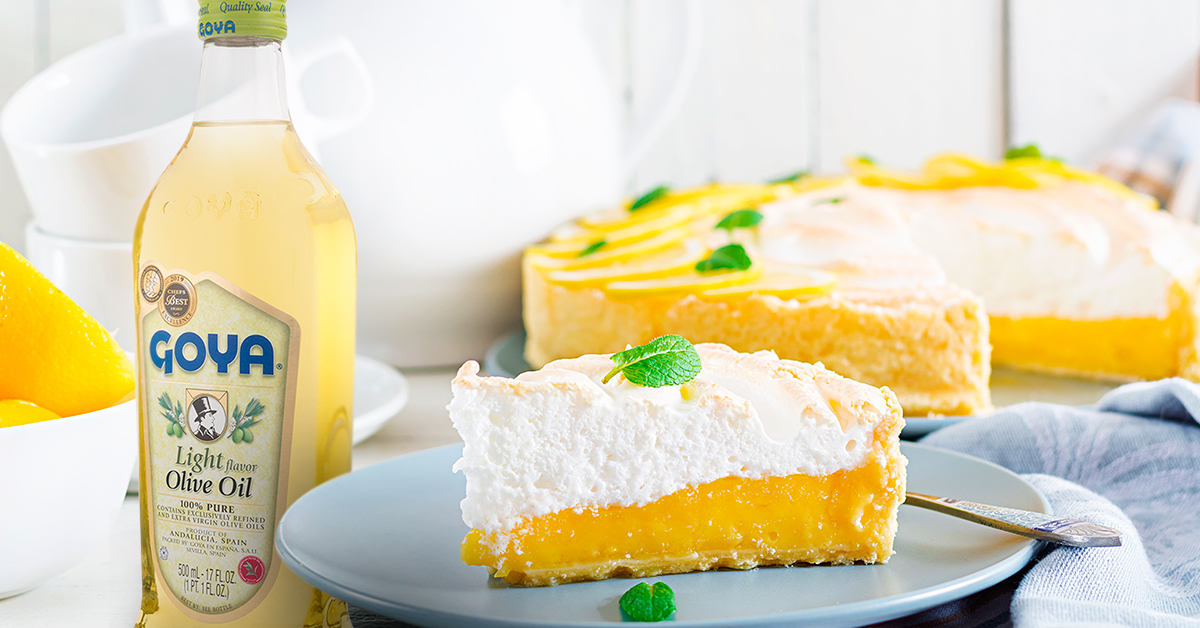 Classic Lemon Meringue Pie Recipe! - Goya Olive Oils