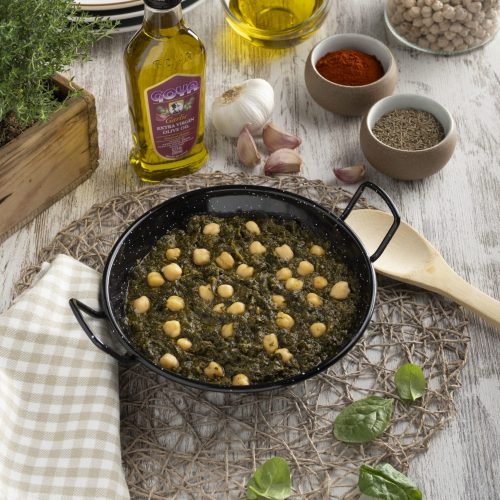 GARBANZOS CON ESPINACAS